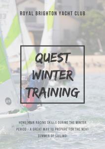2019 Quest winter training program poster
