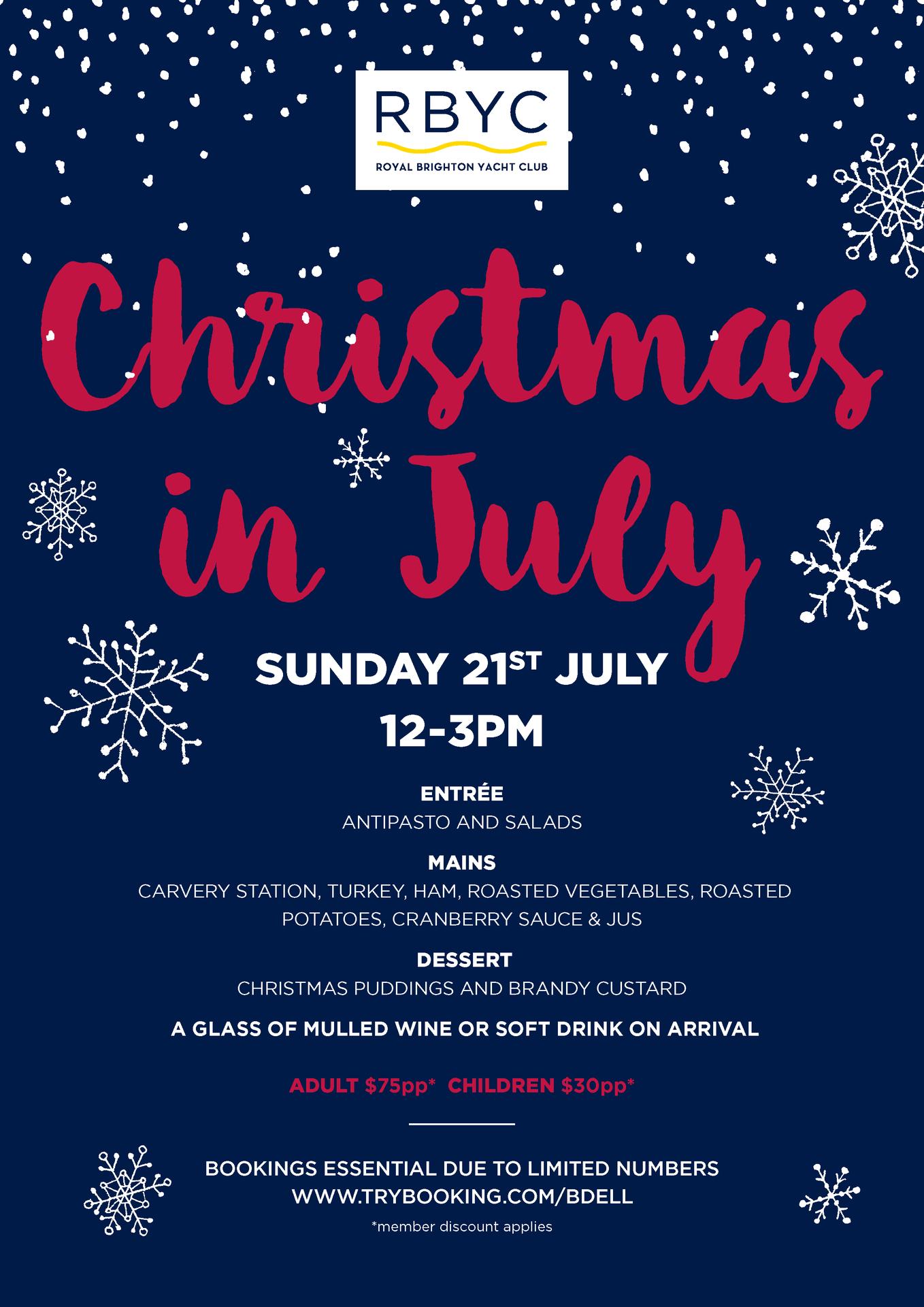 rbyc christmas in july 2019 a4 poster