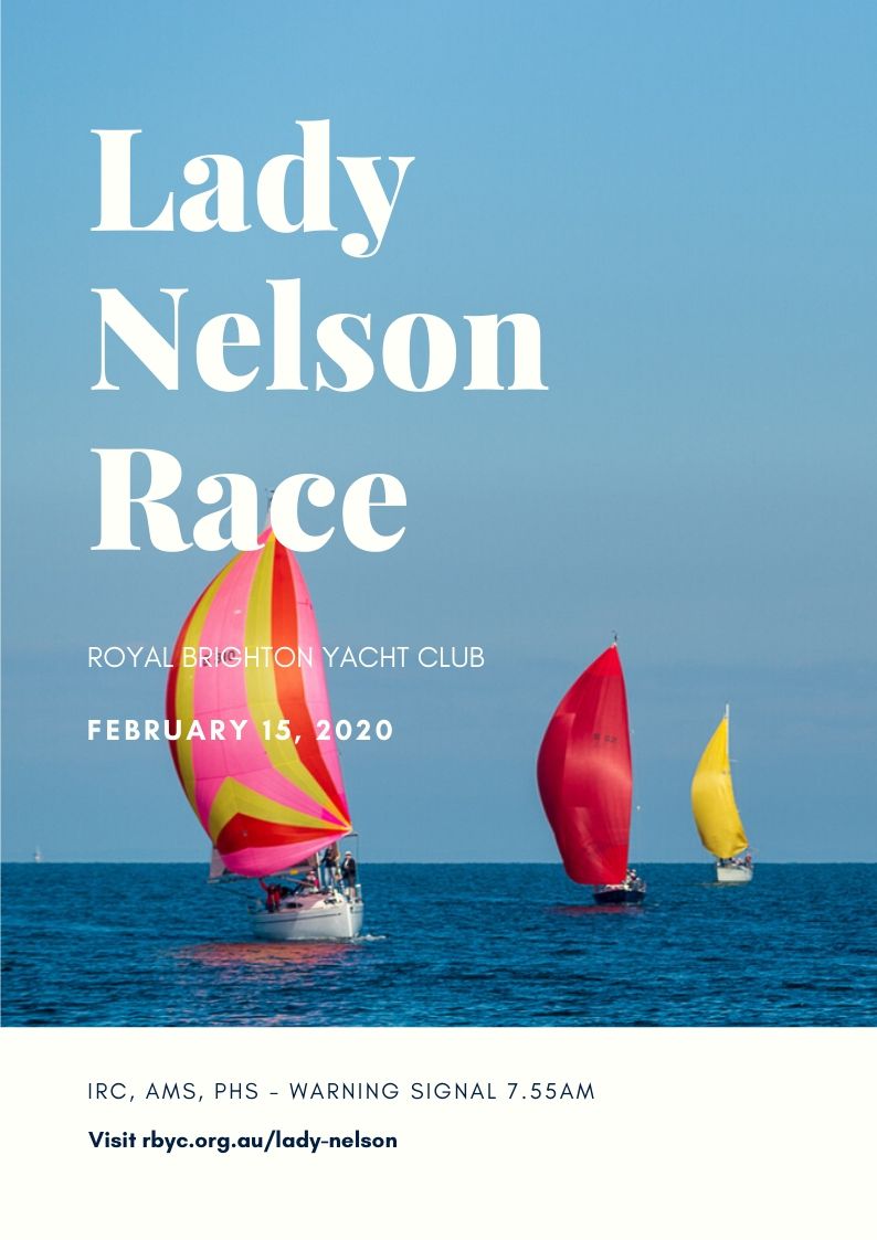 Lady Nelson Race poster