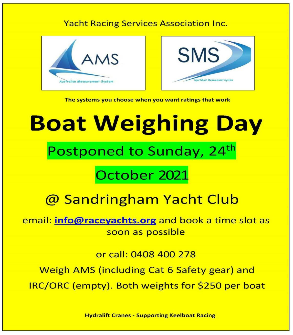 email: info@raceyachts.org