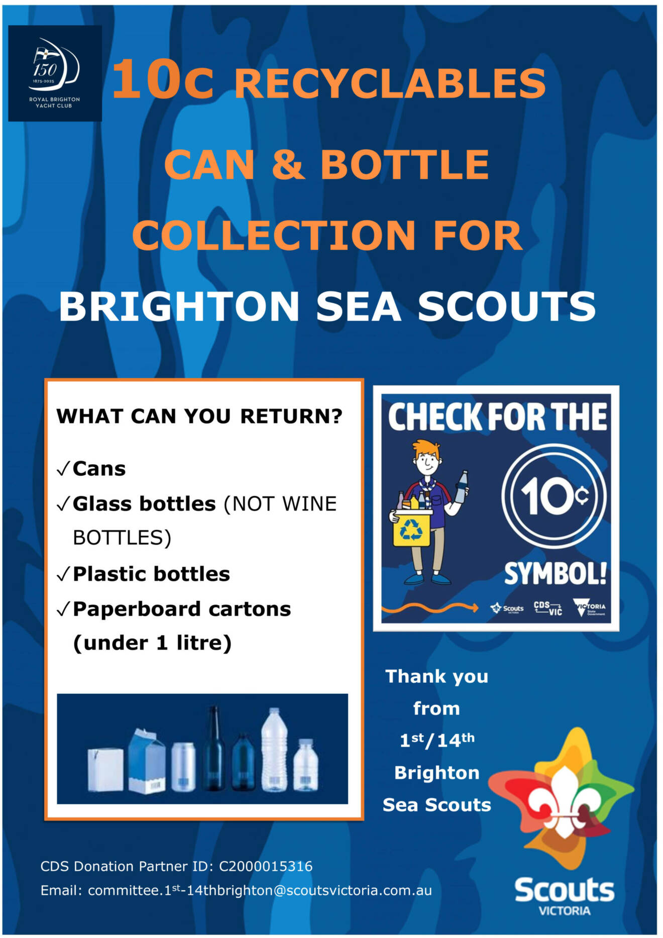 RBYC and Brighton Sea Scouts Partner to Promote Recycling and Environmental Awareness